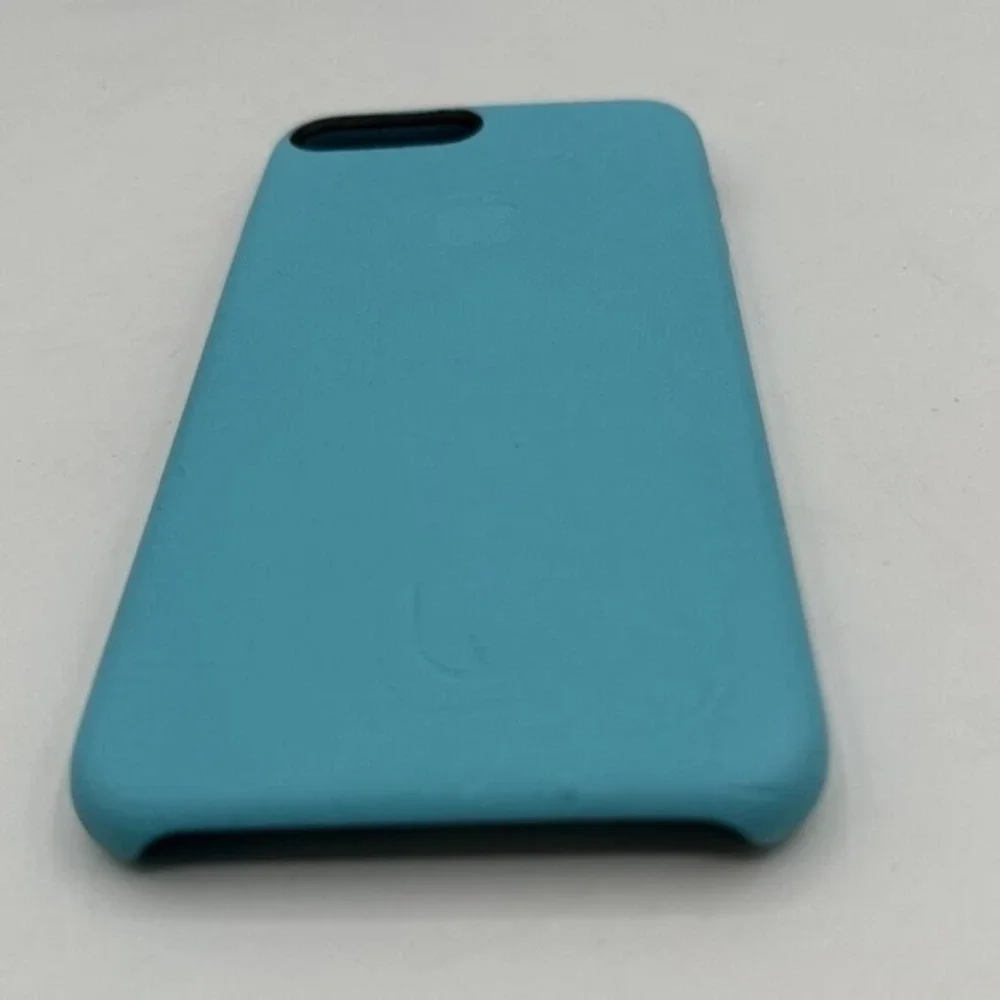 Apple iPhone 7 Plus 8 Plus Leather Case‎ Sea Blue Slim Cover Vintage Chic 33-07